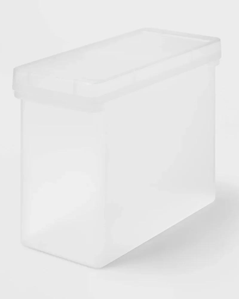 Plastic Hanging File Crate with Lid