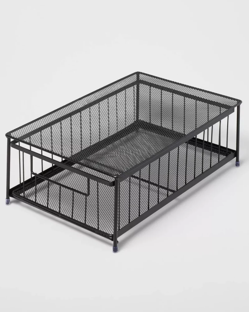 Small Stackable Steel Slide Out Drawer