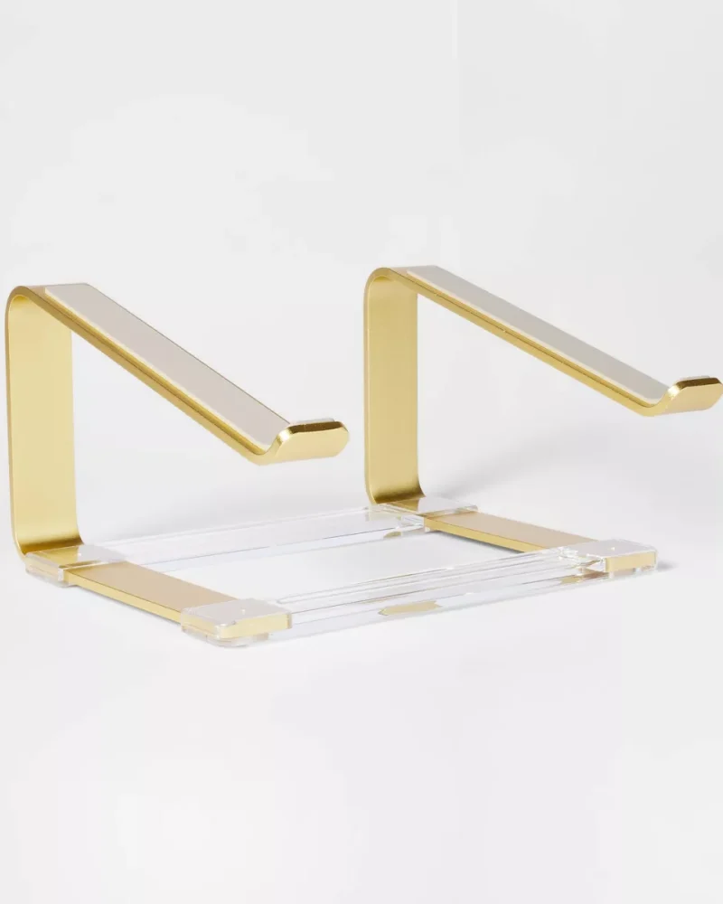 Acrylic Laptop Riser Gold